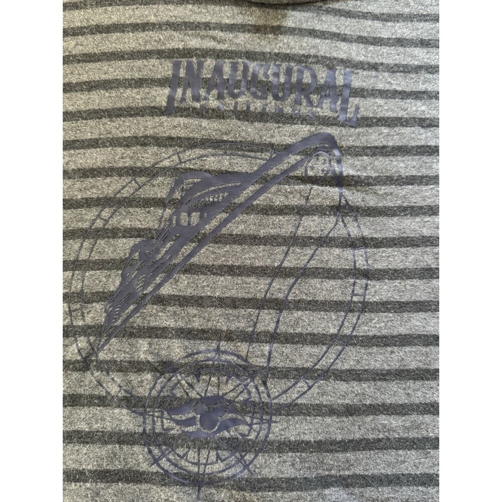 Disney Cruise Line DCL Wish Inaugural Sailing Gray Striped‎ T-Shirt Adult Large - Picture 3 of 9